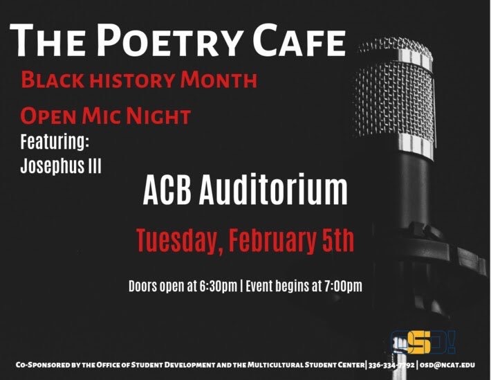 Preview: Black History Month Poetry Café