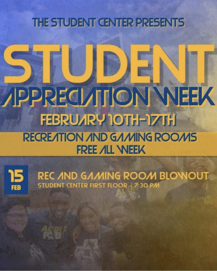 Free gaming week in the student center