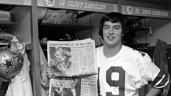 Thanksgiving day flashback; Clint Longley propels Cowboys