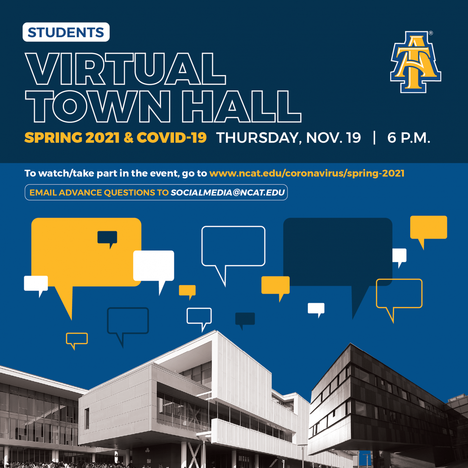 Virtual Town Hall details N.C. A&T’s spring plans The A&T Register