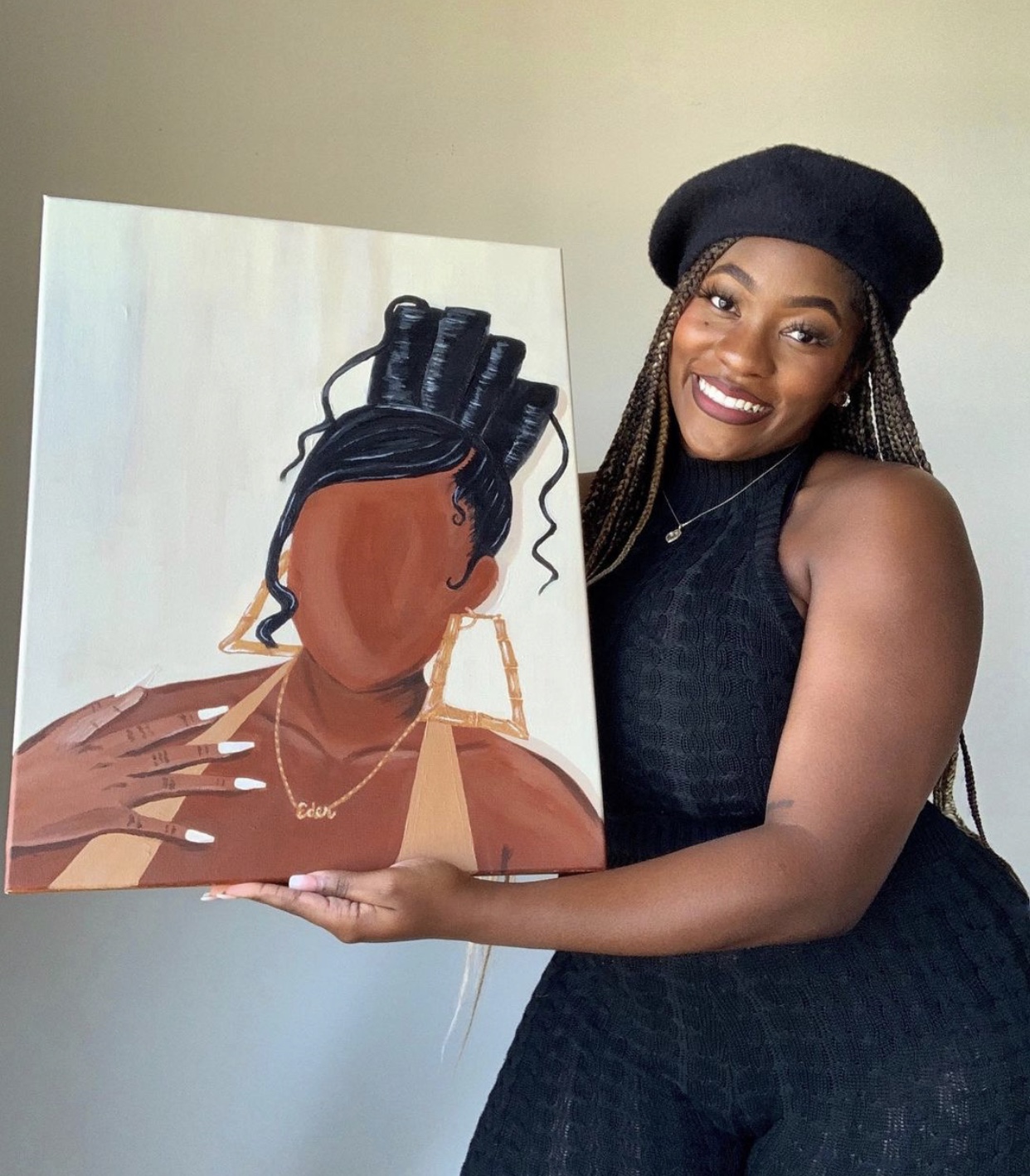 Local GSO artist Sierra Clark and her contemporary art studio