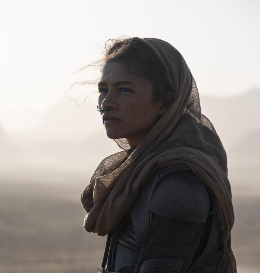 ZENDAYA as Chani in Warner Bros. Pictures and Legendary Pictures’ action adventure “DUNE,” a Warner Bros. Pictures release. © 2020 Warner Bros. Entertainment Inc. All Rights Reserved.