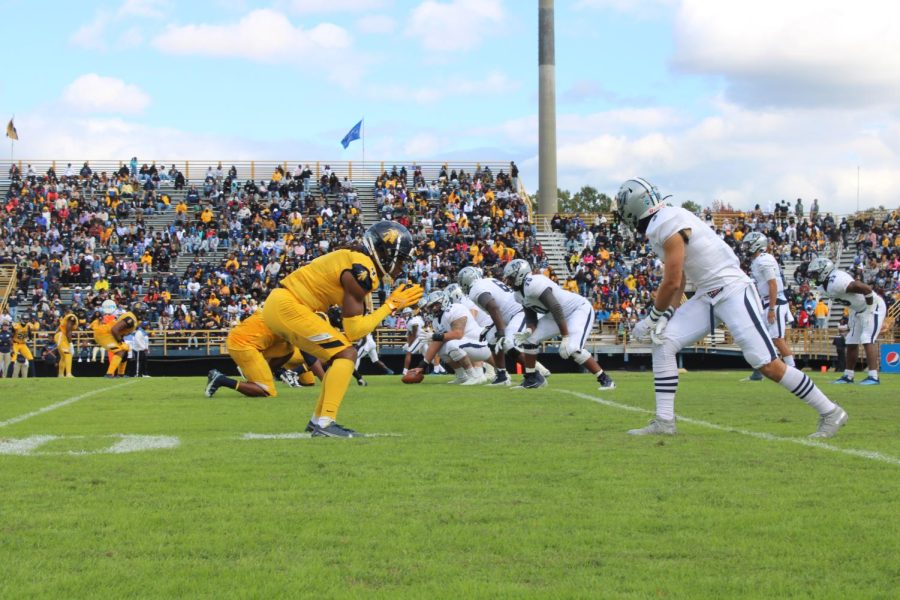 N.C. A&T loses their homecoming game to the Monmouth Eagles