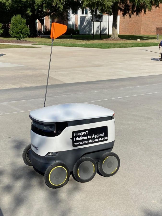 Food Delivery goes Robotic at N.C. A&T