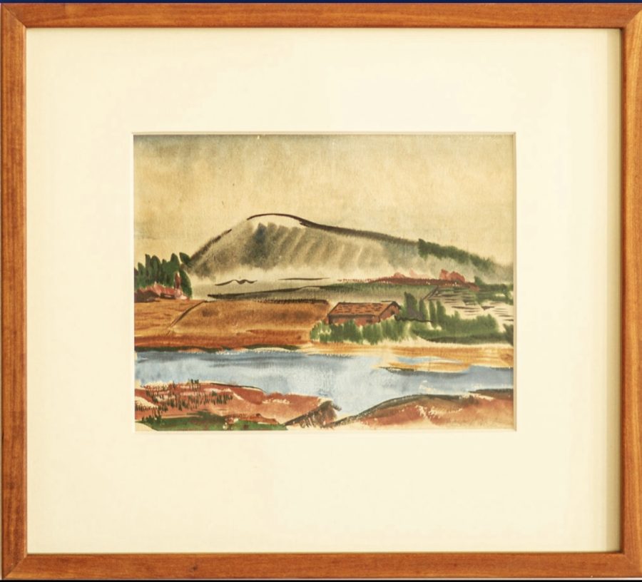 Landscape Scene 1930 by Charles Alston