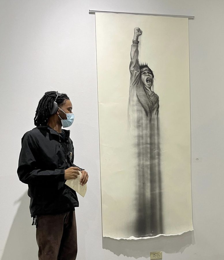 History in the Paintings: Jaylen Brannon’s artwork takes Greensboro’s African American Atelier