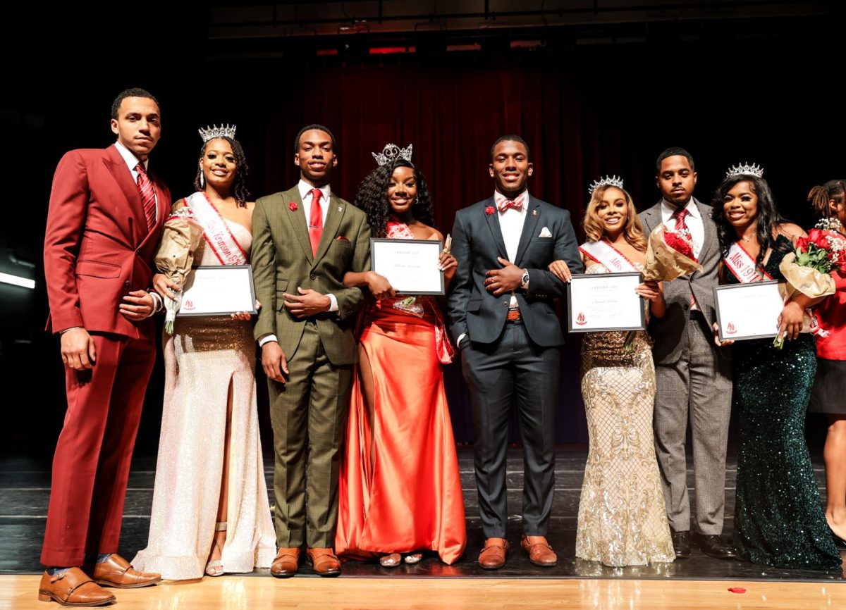 The newest queens of the Alpha Nu chapter of Kappa Alpha Psi Fraternity Inc.