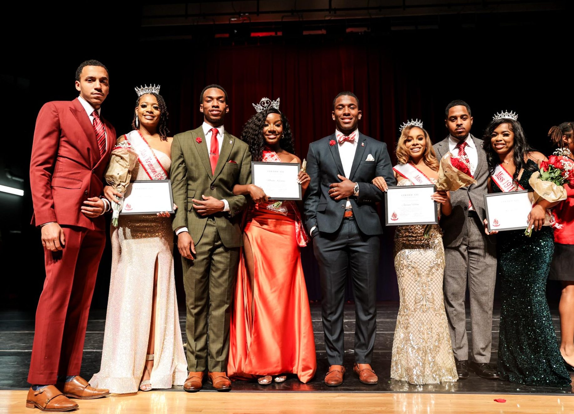 The Alpha Nu Chapter welcomes the newest queens to their royal court