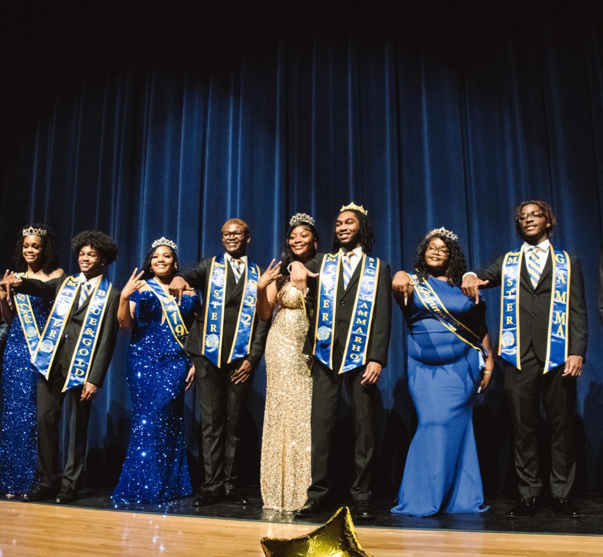 Sigma Gamma Rho Sorority Inc. crown the new misters for their royal court for the Gamma chapter