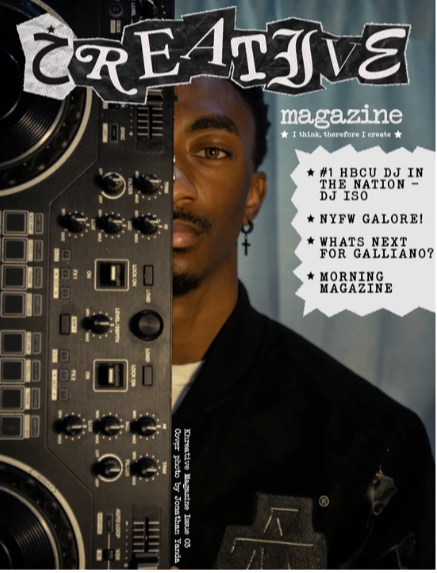 Antonio Iso aka DJ Iso on the cover of Khreative Magazine: Issue 3 - Photo courtesy khreativemagaizine.com
