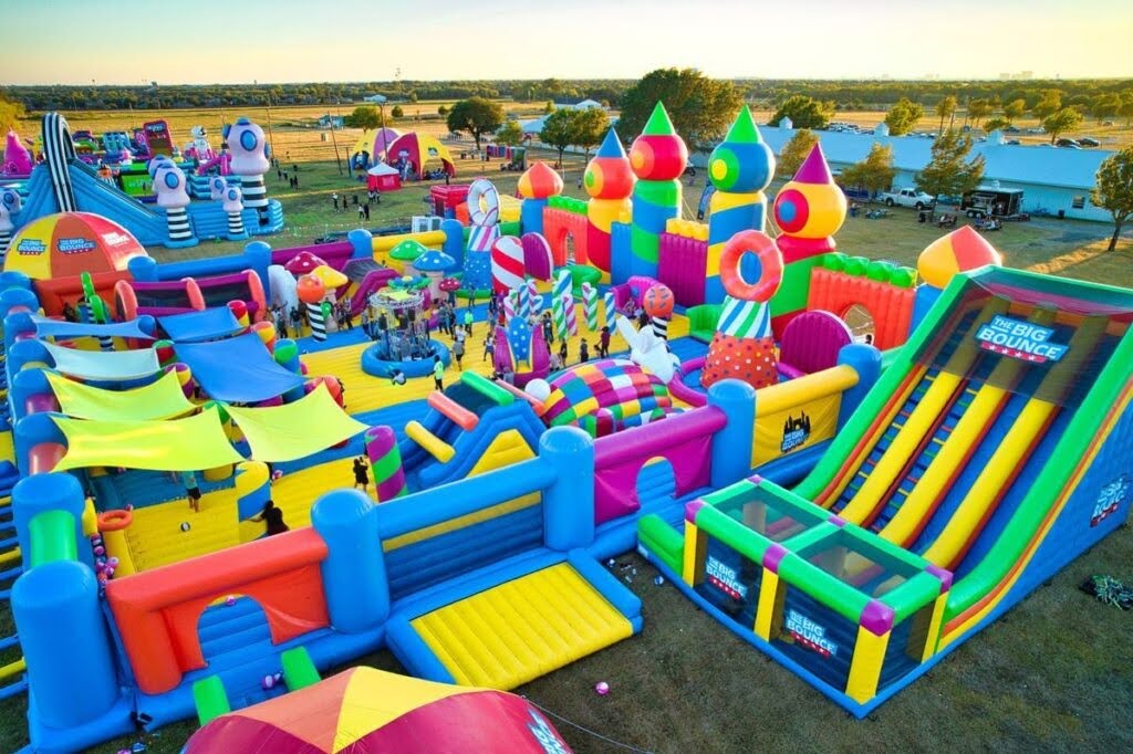 Big Bounce America brings over 20,000 square feet of inflatable attractions to each of its events - Photo Credit: Nathan Benderson Park.