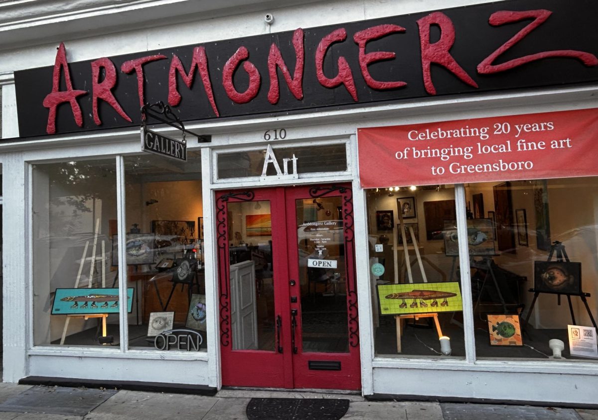 Artmongerz has served as a self-managed hub for local artists in Greensboro to display and potentially sell their pieces.  