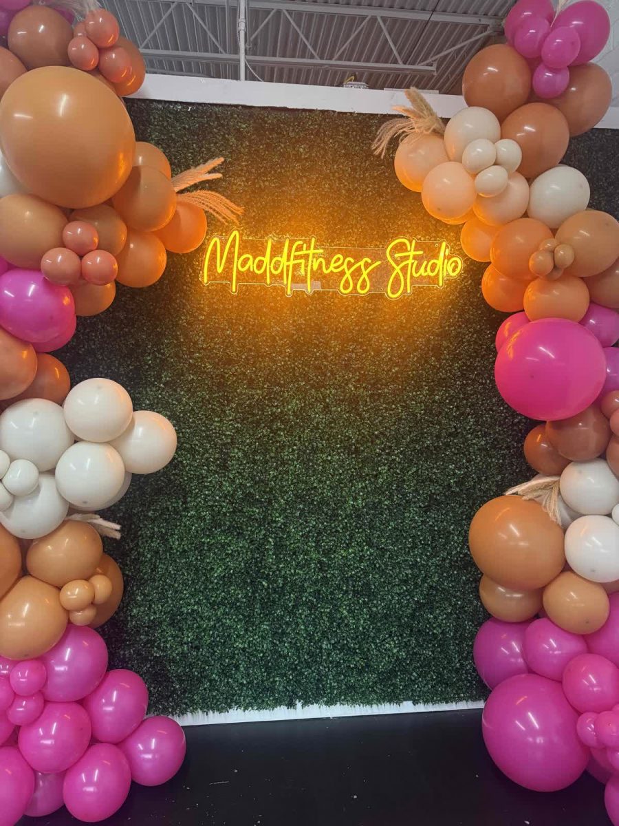 Photo-op inside of Maddfitness Studio 