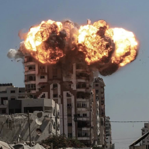 “Gaza is being destroyed stone by stone. They’re seeking to destroy the past, present, and future of an entire population. This is called genocide.” The caption and image were kindly provided by Ruaa Naji via Bluesky. 
