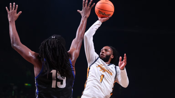 Trent Middleton Jr. playing in the HBCU Classic Photo Courtesy of the NBA.com
